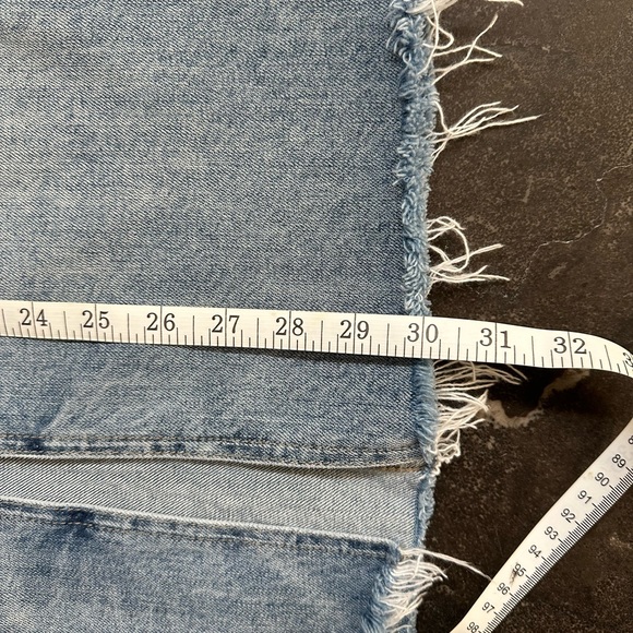 Lucky Brand Frayed Hem Denim Skirt - Picture 9 of 11